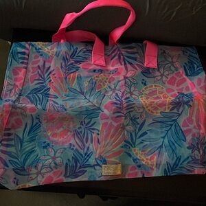 Lily Pulitzer Mesh-type Open Top Tote- New Without Tags